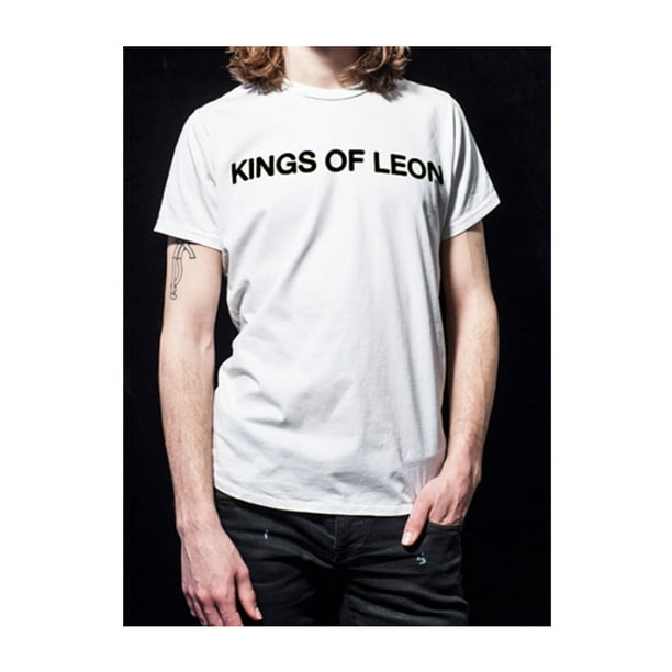 Kings Of Leon Poster Logo Men's Black T-Shirt Size S-3XL